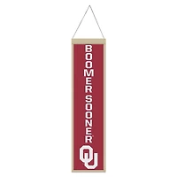 WinCraft Oklahoma Sooners 8" x 32" Slogan Wool Banner