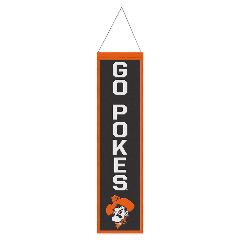 WinCraft Oklahoma State Cowboys 8" x 32" Slogan Wool Banner