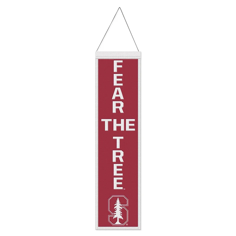 WinCraft Stanford Cardinal 8" x 32" Slogan Wool Banner