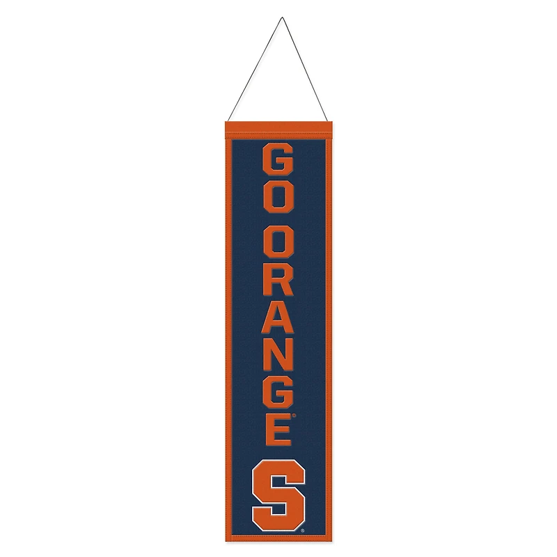 WinCraft Syracuse Orange 8" x 32" Slogan Wool Banner