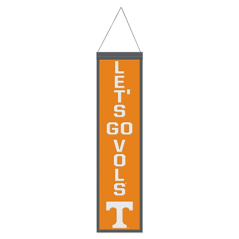 WinCraft Tennessee Volunteers 8" x 32" Slogan Wool Banner