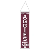 WinCraft Texas A&M Aggies 8" x 32" Slogan Wool Banner