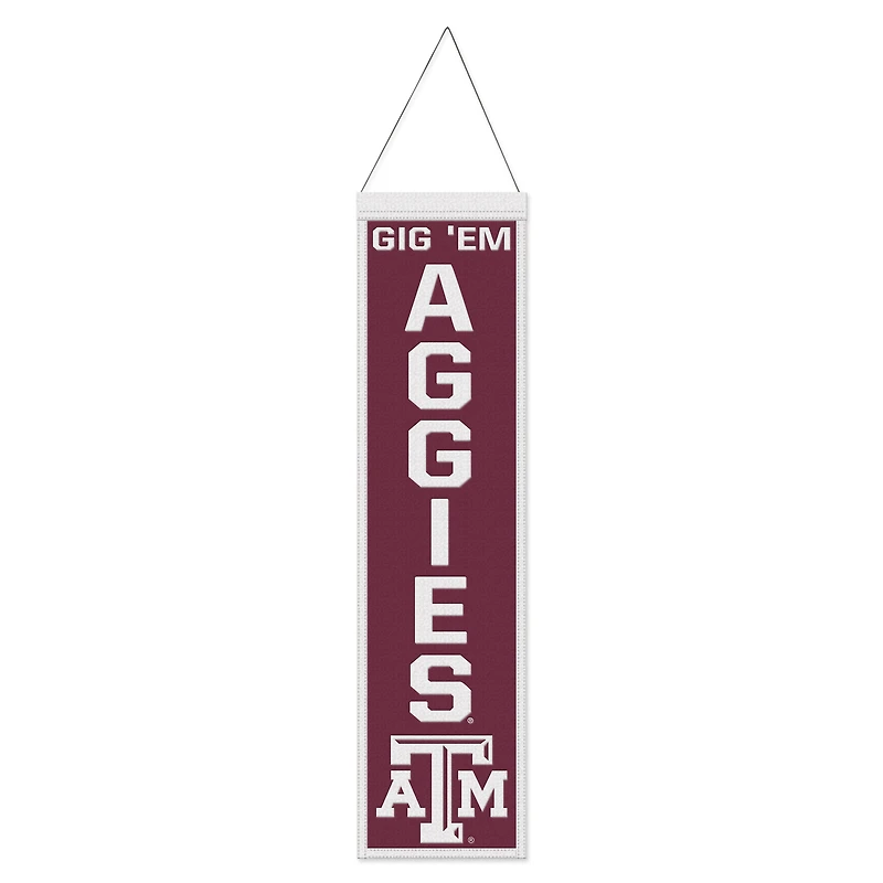 WinCraft Texas A&M Aggies 8" x 32" Slogan Wool Banner