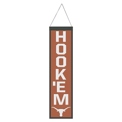 WinCraft Texas Longhorns 8" x 32" Slogan Wool Banner