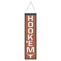 WinCraft Texas Longhorns 8" x 32" Slogan Wool Banner