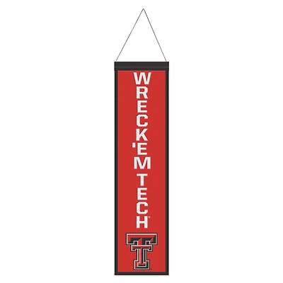 WinCraft Texas Tech Red Raiders 8" x 32" Slogan Wool Banner