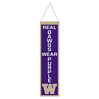 WinCraft Washington Huskies 8" x 32" Slogan Wool Banner