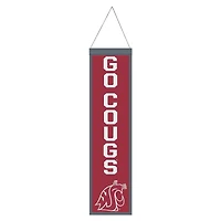 WinCraft Washington State Cougars 8" x 32" Slogan Wool Banner