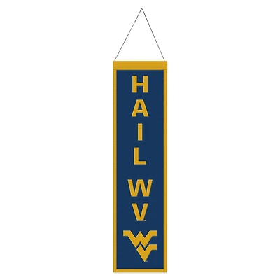WinCraft West Virginia Mountaineers 8" x 32" Slogan Wool Banner