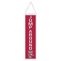 WinCraft Wisconsin Badgers 8" x 32" Slogan Wool Banner