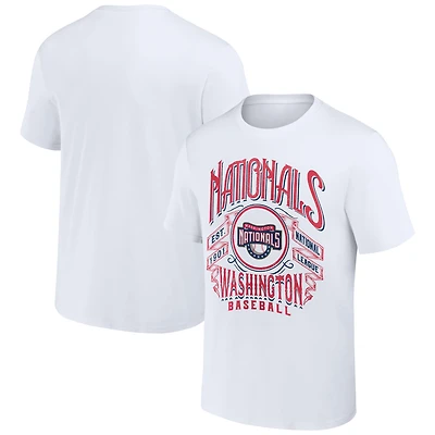 Men's Darius Rucker Collection by Fanatics White Washington Nationals Distressed Rock T-Shirt