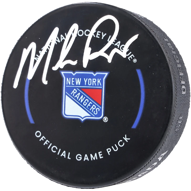 Mike Richter New York Rangers Official Game Puck