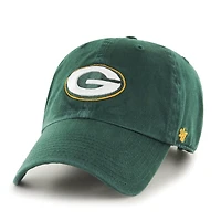 Mens Green Bay Packers '47 Brand Green Cleanup Adjustable Hat