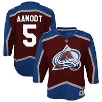 Wyatt Aamodt Youth Burgundy Colorado Avalanche Home Custom Replica Jersey