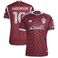 Paxten Aaronson Men's adidas  Burgundy Colorado Rapids 2024 One Flag Kit Authentic Custom Jersey