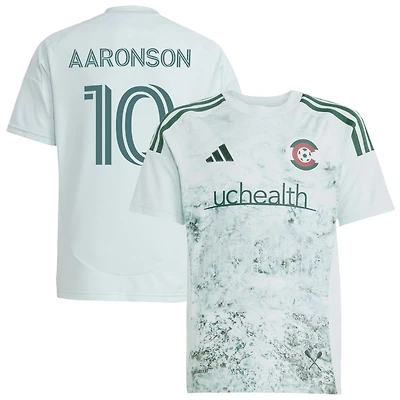 Paxten Aaronson Youth adidas  Green Colorado Rapids 2025 Headwaters Replica Custom Jersey