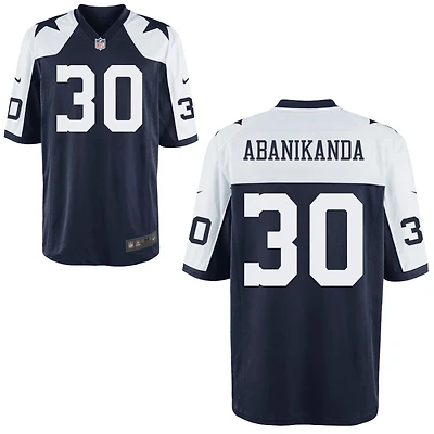 Israel Abanikanda Nike Youth Dallas Cowboys Customized Alternate Game Jersey