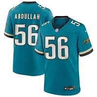 Yasir Abdullah Men's Nike Teal Jacksonville Jaguars Prowler Throwback Custom Game Jersey