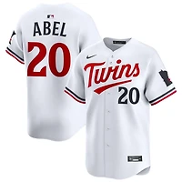 Mick Abel Men's Nike White Minnesota Twins Home Limited Custom Jersey