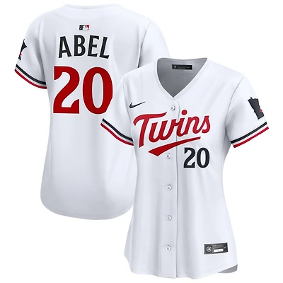 Mick Abel Women's Nike White Minnesota Twins Home Limited Custom Jersey