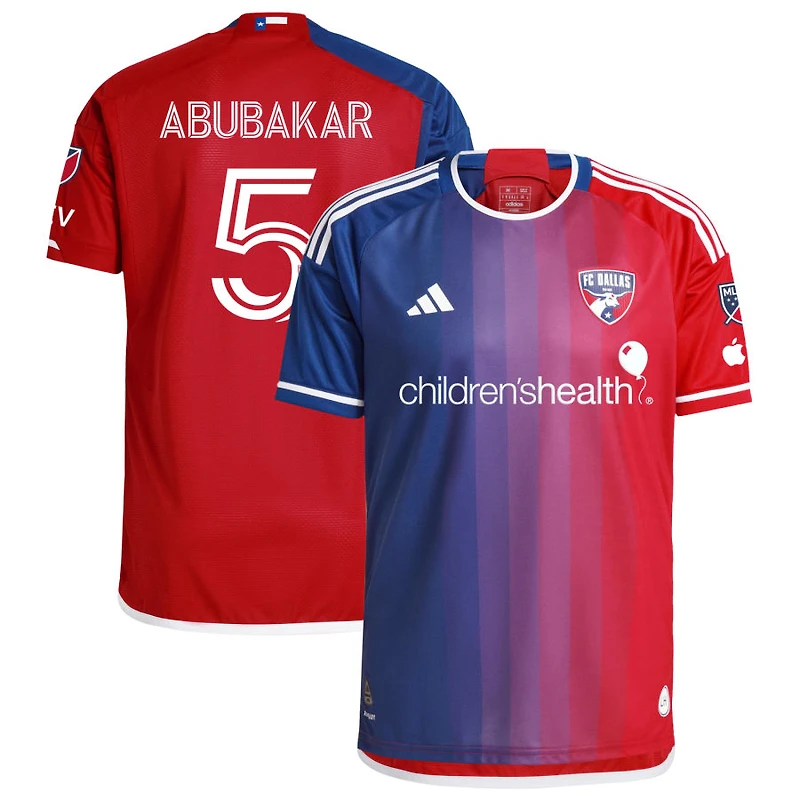 Lalas Abubakar Men's adidas  Navy FC Dallas 2024 After Burner Authentic Custom Jersey