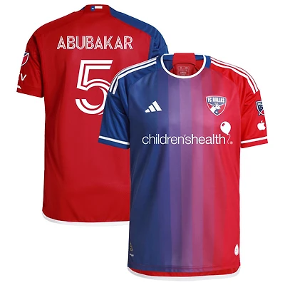 Lalas Abubakar Men's adidas  Navy FC Dallas 2024 After Burner Authentic Custom Jersey