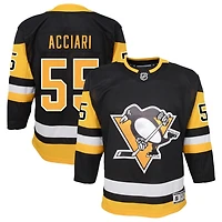 Noel Acciari Youth Black Pittsburgh Penguins Home Premier Custom Jersey
