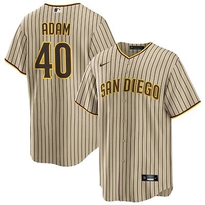 Jason Adam Men's Nike Brown San Diego Padres Road Custom Replica Jersey
