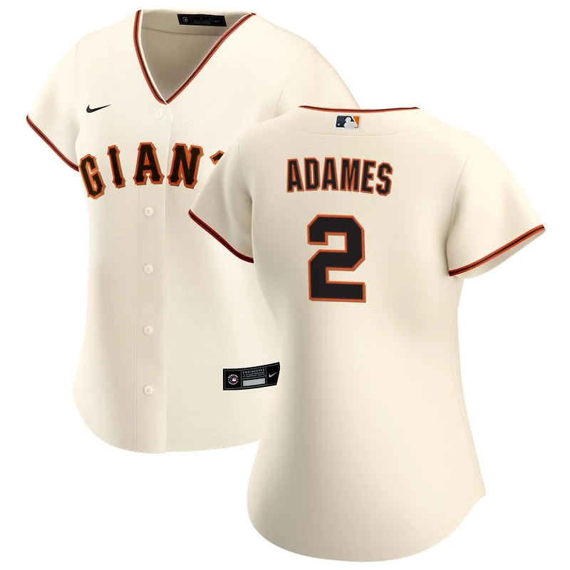 Willy Adames Women's Nike Cream San Francisco Giants Home Replica Custom Jersey