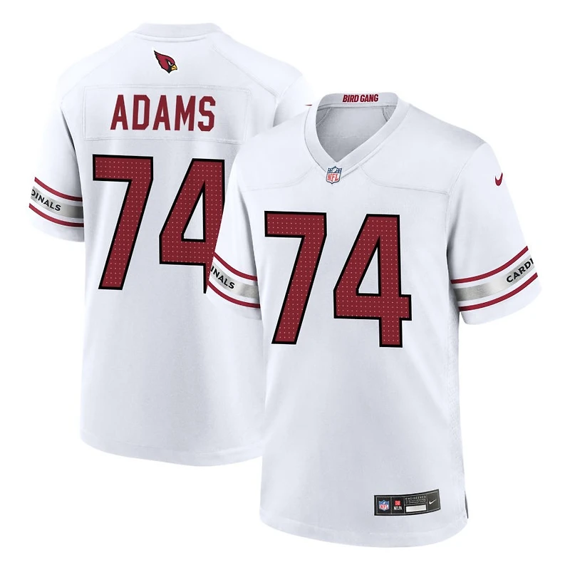 Isaiah Adams Men's Nike White Arizona Cardinals Custom Game Jersey