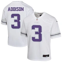 Jordan Addison Youth Nike White Minnesota Vikings Alternate Custom Game Jersey