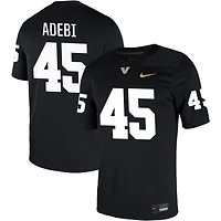Emmanuel Adebi Men's Nike Black Vanderbilt Commodores NIL Pick-A-Player Game Jersey