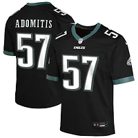 Cal Adomitis Youth Nike Black Philadelphia Eagles Alternate Custom Game Jersey