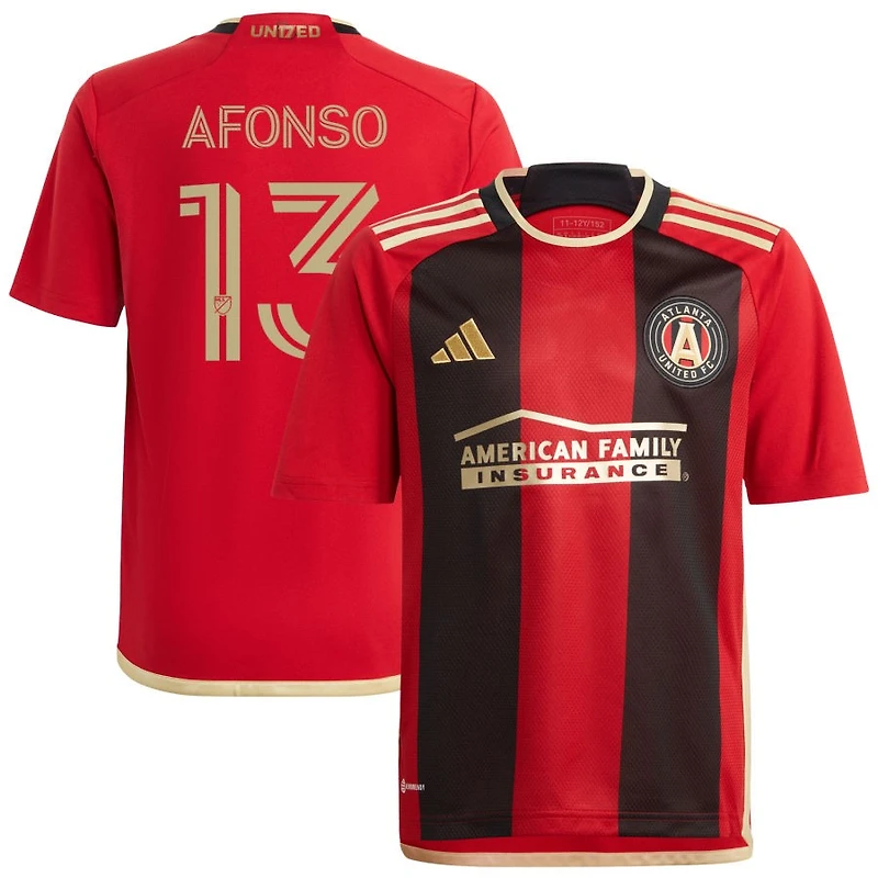 Leo Afonso Youth adidas Black Atlanta United FC 2023 The 17s' Kit Replica Custom Jersey