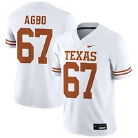 Malik Agbo Men's Nike White Texas Longhorns NIL Pick-A-Player Game Jersey
