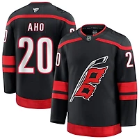 Sebastian Aho Men's Fanatics Black Carolina Hurricanes Home Premium Custom Jersey