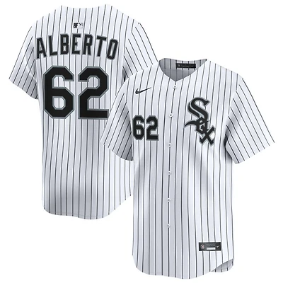 Alexander Alberto Men's Nike White Chicago White Sox Home Limited Custom Jersey