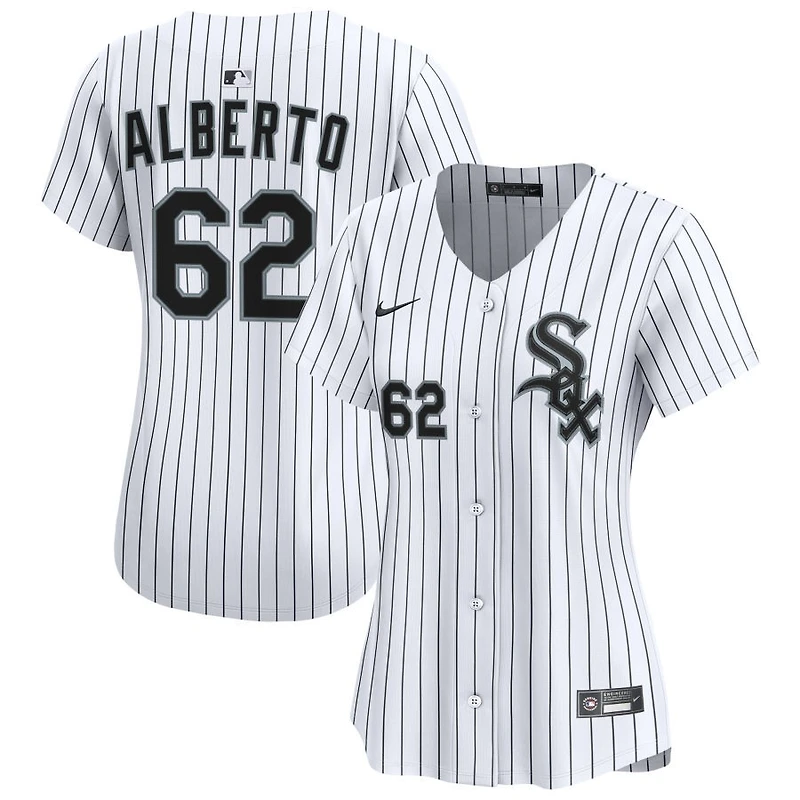 Alexander Alberto Women's Nike White Chicago White Sox Home Limited Custom Jersey