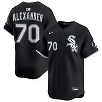 Tyler Alexander Men's Nike Black Chicago White Sox Alternate Limited Custom Jersey