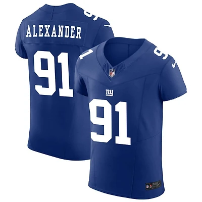 Darius Alexander Men's Nike Royal New York Giants Vapor F.U.S.E. Elite Custom Jersey