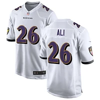 Rasheen Ali Men's Nike White Baltimore Ravens Custom Game Jersey