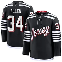 Jake Allen Men's Fanatics Black New Jersey Devils Alternate Premium Custom Jersey