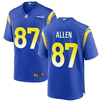 Davis Allen Men's Nike Royal Los Angeles Rams Custom Game Jersey