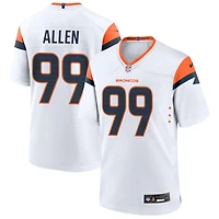 Zach Allen Men's Nike  White Denver Broncos Mile High Collection Custom Game Jersey
