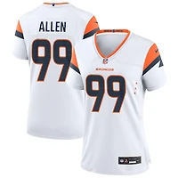 Zach Allen Women's Nike  White Denver Broncos Mile High Collection Custom Game Jersey