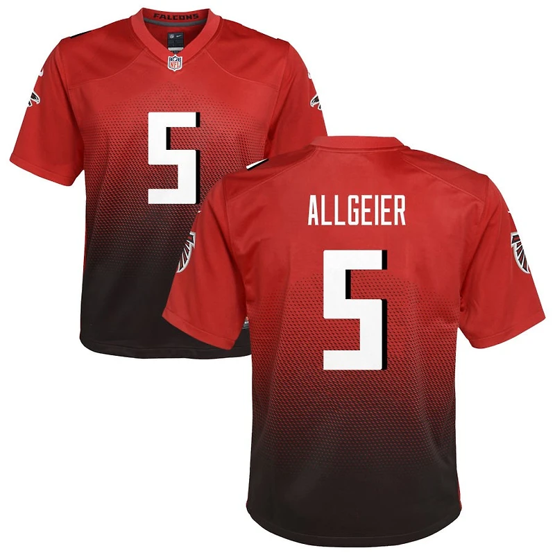 Tyler Allgeier Youth Nike Red Atlanta Falcons Alternate Custom Game Jersey