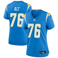 Joe Alt Women's Nike Powder Blue Los Angeles Chargers Custom Game Jersey