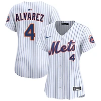 Francisco Alvarez Women's Nike  White New York Mets Home Limited Custom Jersey