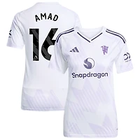 Amad Diallo Amad Women's adidas White Manchester United 2025/26 Away Replica Custom Jersey