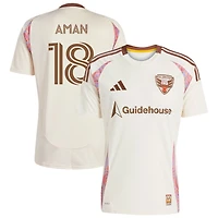 Richie Aman Men's adidas  Natural D.C. United 2025 The Soul Kit Replica Custom Jersey